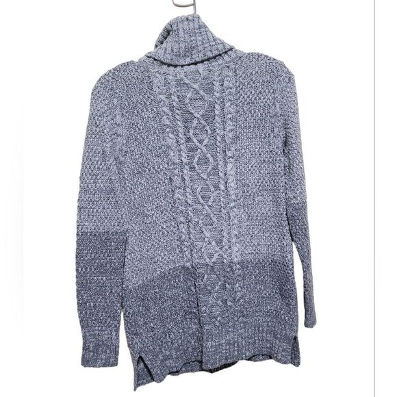 Banana Republic Women's Gray Turtleneck Knitted LongSleeve Sweater Sz XSmall - Picture 2 of 7